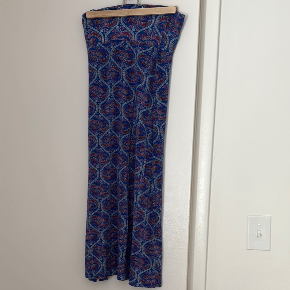 B Jewel Blue and Purple Maxi Skirt